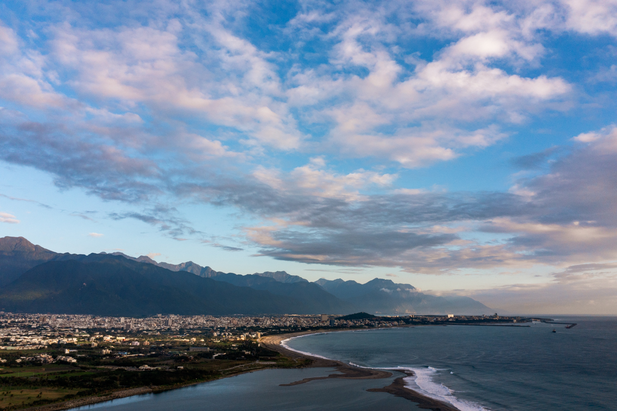 花蓮木瓜溪與花蓮溪出海口空拍